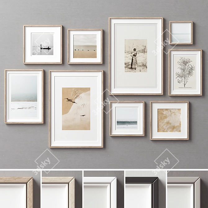 Multi-Frame Picture Set Collection 3D model image 1