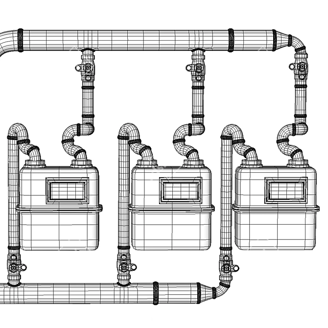 Gas Cylinder Pipe - Essential Solution 3D model image 7