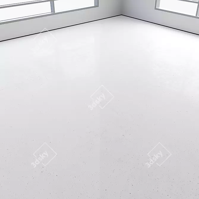 Seamless Polished Concrete Floor 3D model image 2