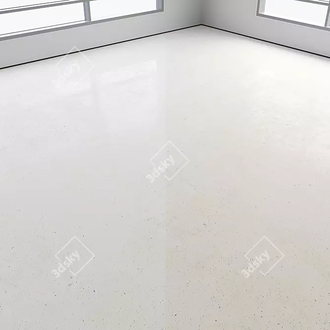 Seamless Polished Concrete Floor 3D model image 3