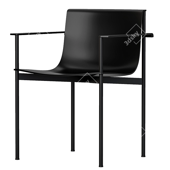 Modern Ombra Armchair by Lema 3D model image 1