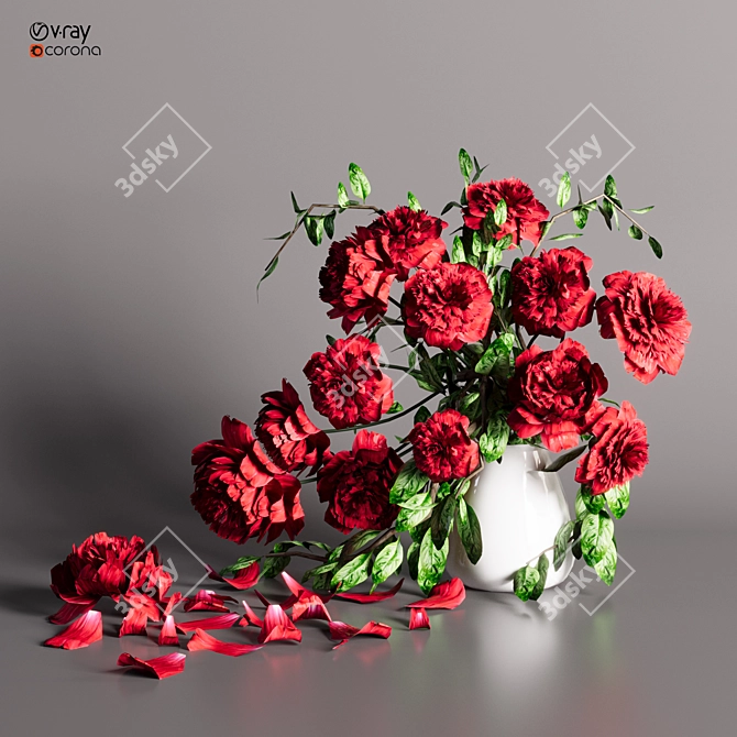 Flower 104 2015 Version 3D 3D model image 3