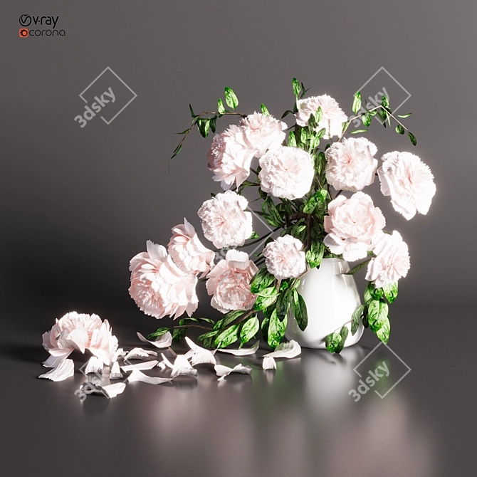 Flower 104 2015 Version 3D 3D model image 4