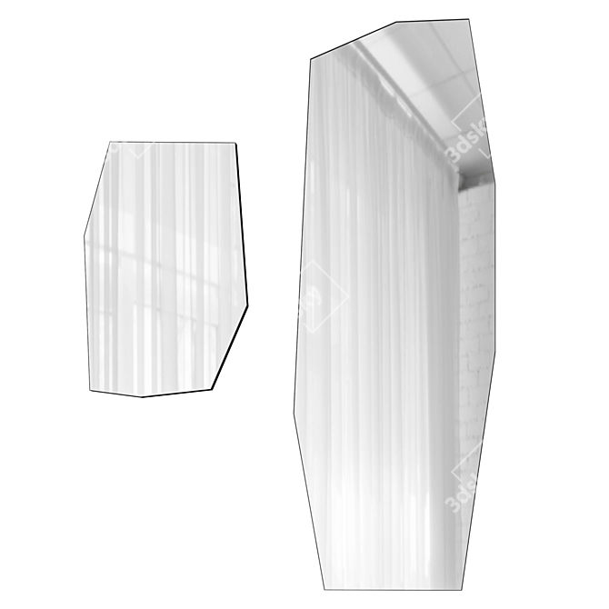 Ferm Living Shard Mirrors 3D model image 1