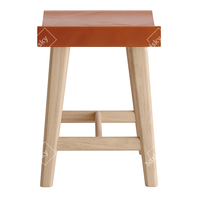 Van Duysen Zara Home Stool 3D model image 3