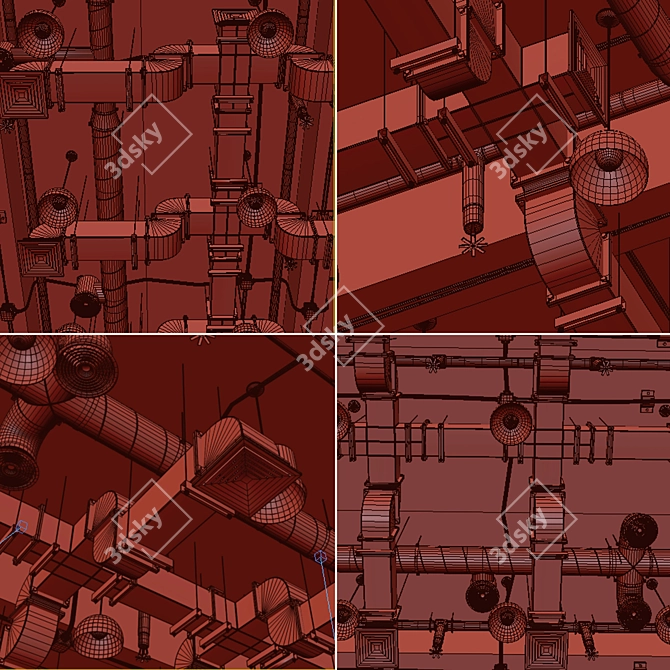 Mechanical Equipment 3D Model 3D model image 7