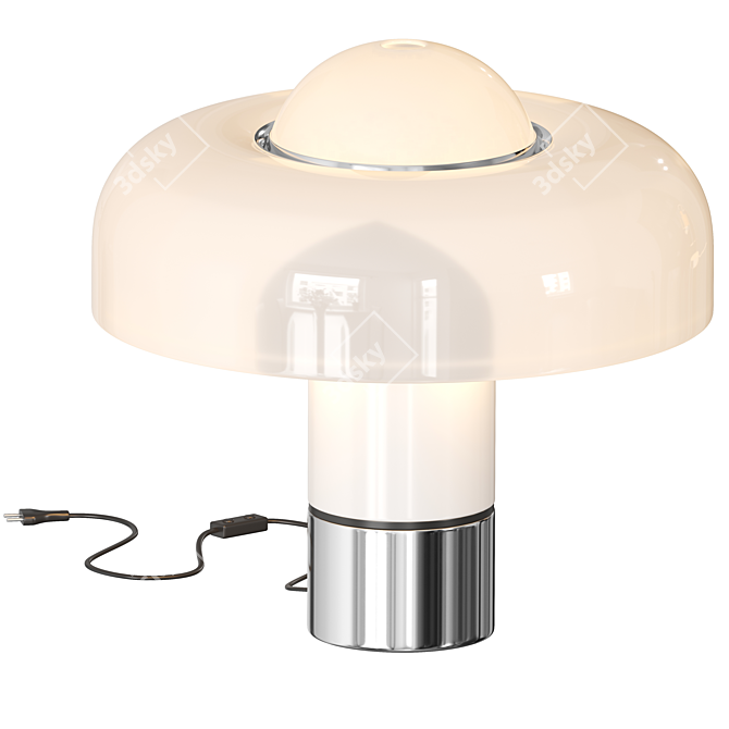 Title: Vintage Brumbury Table Lamp Icon 3D model image 3