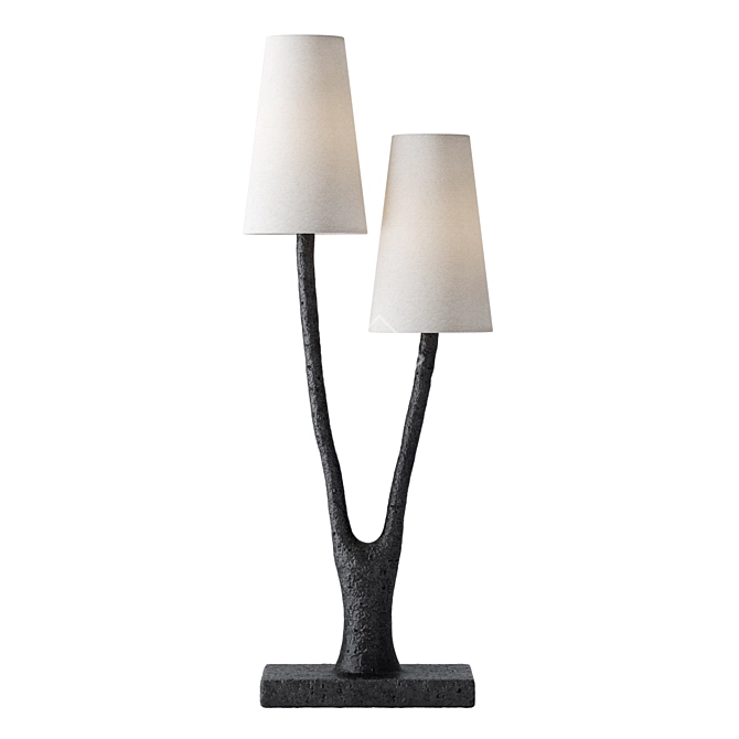 Sleek Lofers Table Lamp Design 3D model image 1