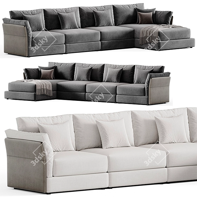 Lema Modular Sofa Extra Comfort 3D model image 2