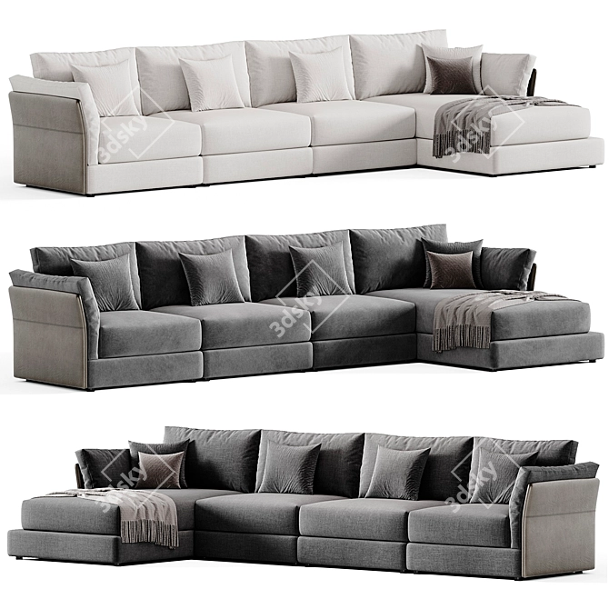 Lema Modular Sofa Extra Comfort 3D model image 3