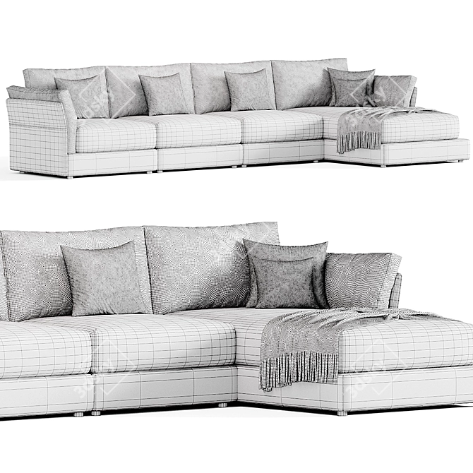 Lema Modular Sofa Extra Comfort 3D model image 4