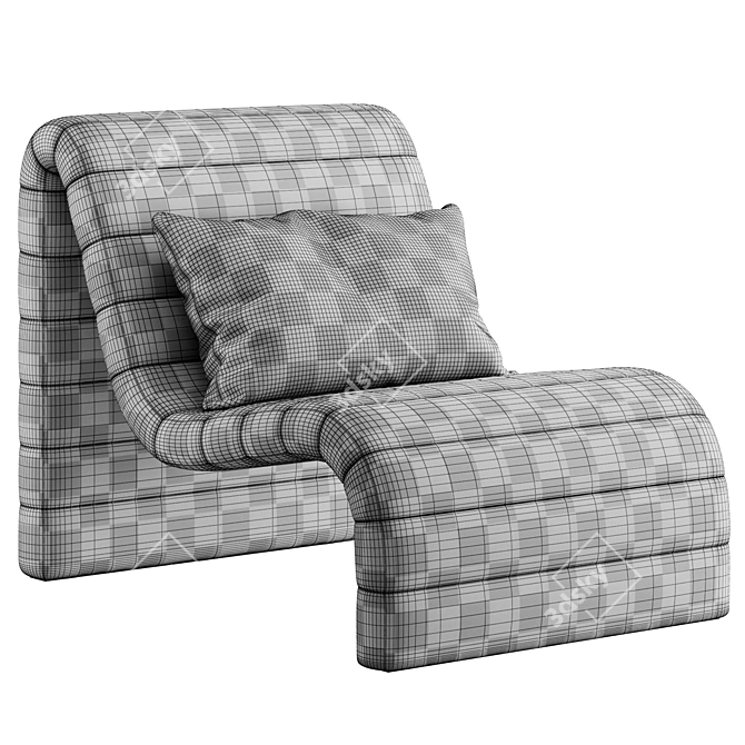 Modern Zurich Chair Coco Republic 3D model image 5