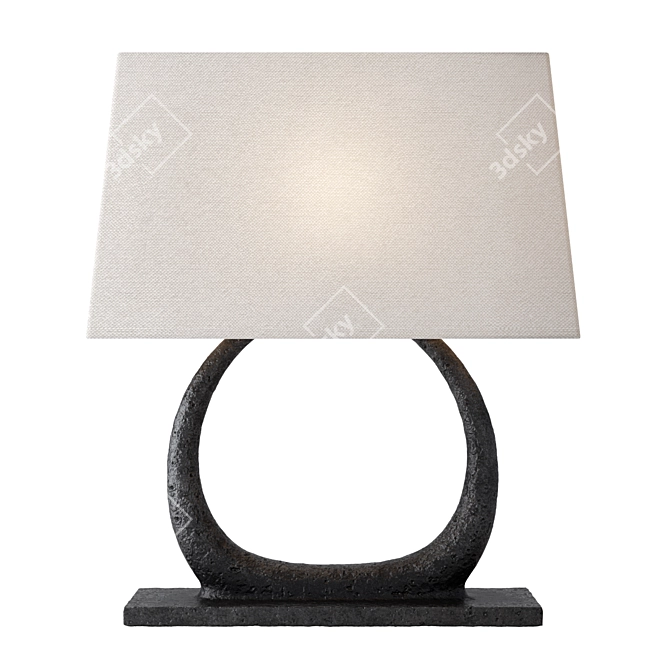 Modern Elegant Sofia Table Lamp 3D model image 1