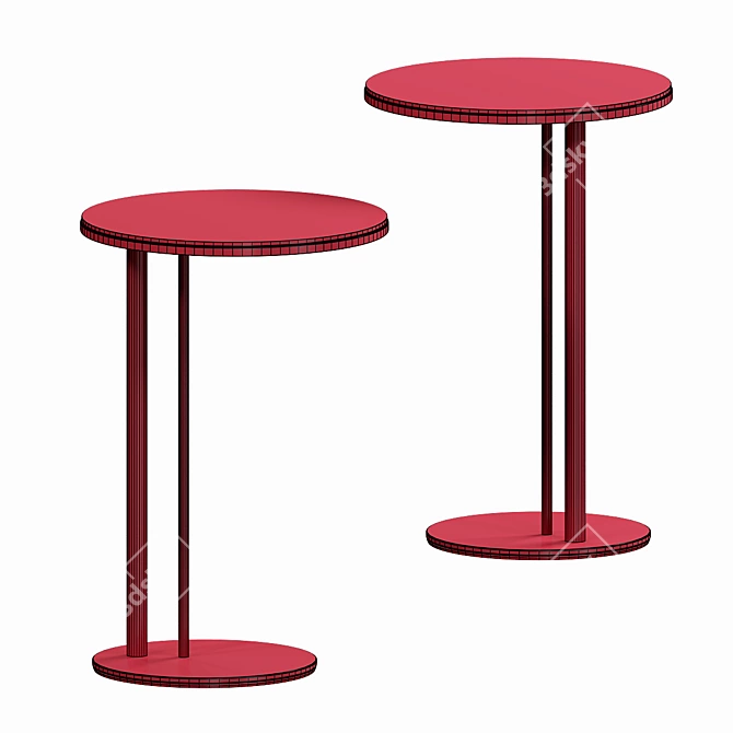 Modern Sting Side Table Italy 3D model image 3