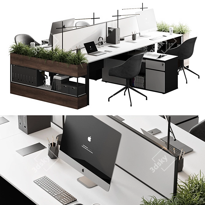 Ersa Domino Operational Desk System 3D model image 2