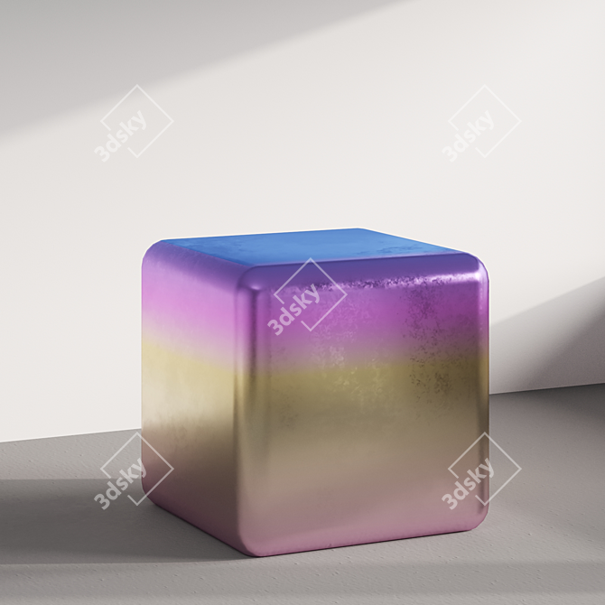 Rainbow Metal: Gradient Ramp Palette 3D model image 6