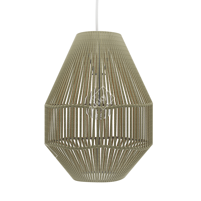 Nature-Inspired Sacco Pendant Lamp 3D model image 1