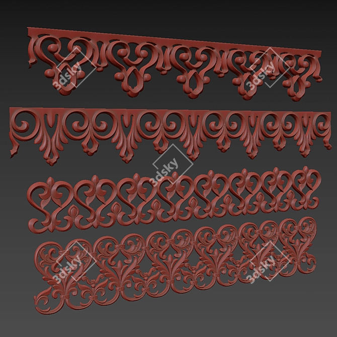 3D Ornament Pack 05, 2016 3D model image 6