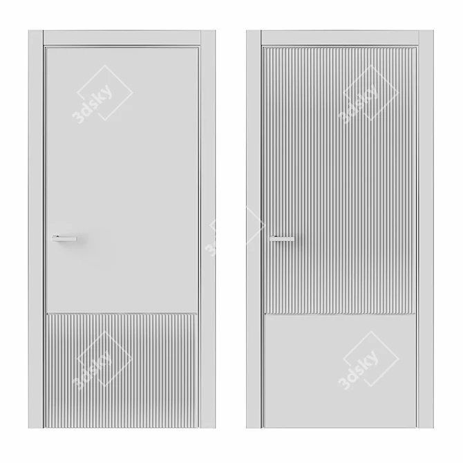 Estet Urban Collection Doors 3D model image 2