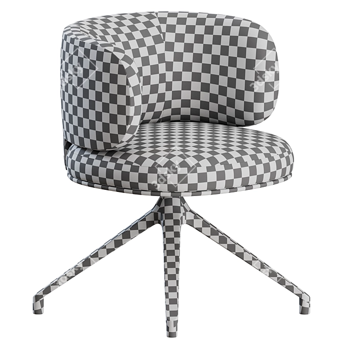 Gallotti&Radice Swivel Chair 3D Model 3D model image 2