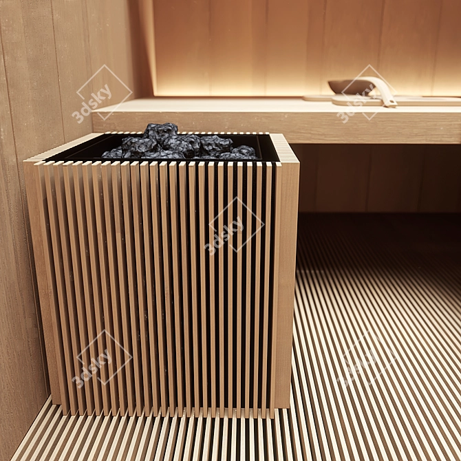 Ultimate Sauna Asset Pack 3D model image 2