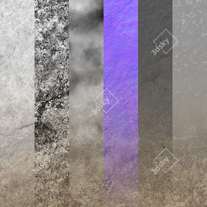 Seamless 4096 Textures Pack 3D model image 3