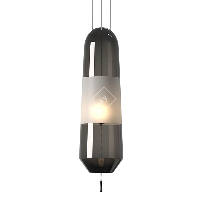 Elegant Drop OKY Pendant Light 3D model image 2