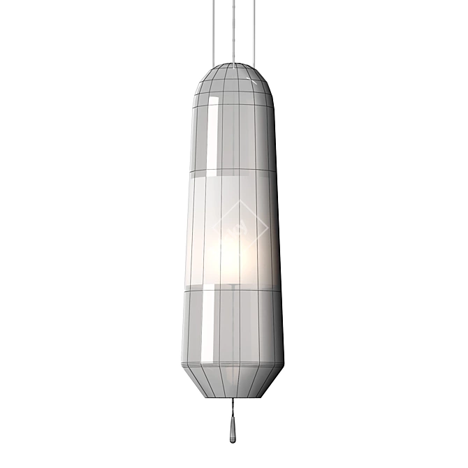 Elegant Drop OKY Pendant Light 3D model image 6