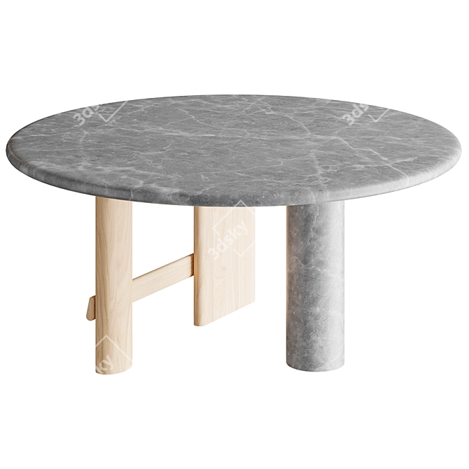 Modern Cassina SENGU Table 3D model image 1