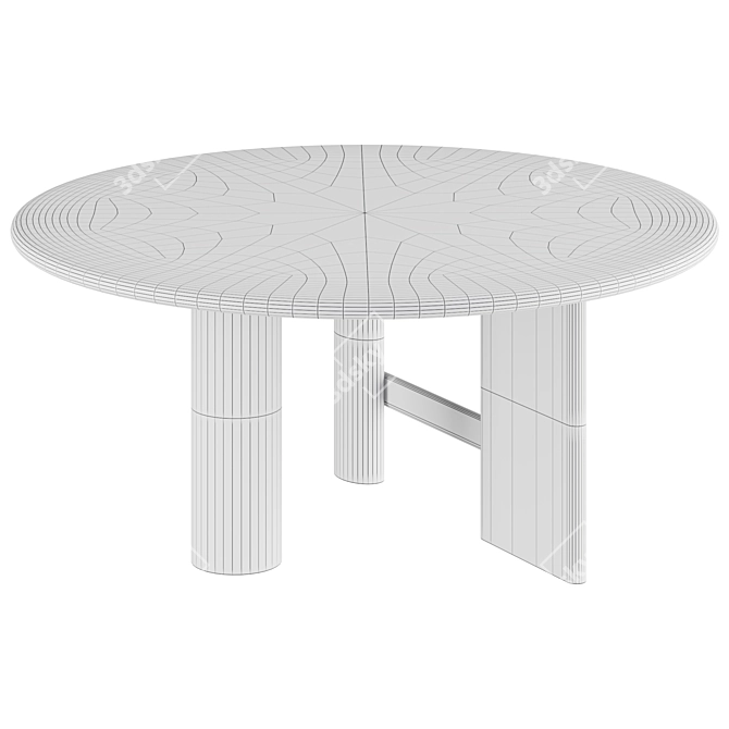 Modern Cassina SENGU Table 3D model image 4