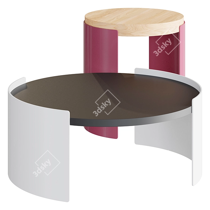 Modern Elegance Cassina Side Table 3D model image 2