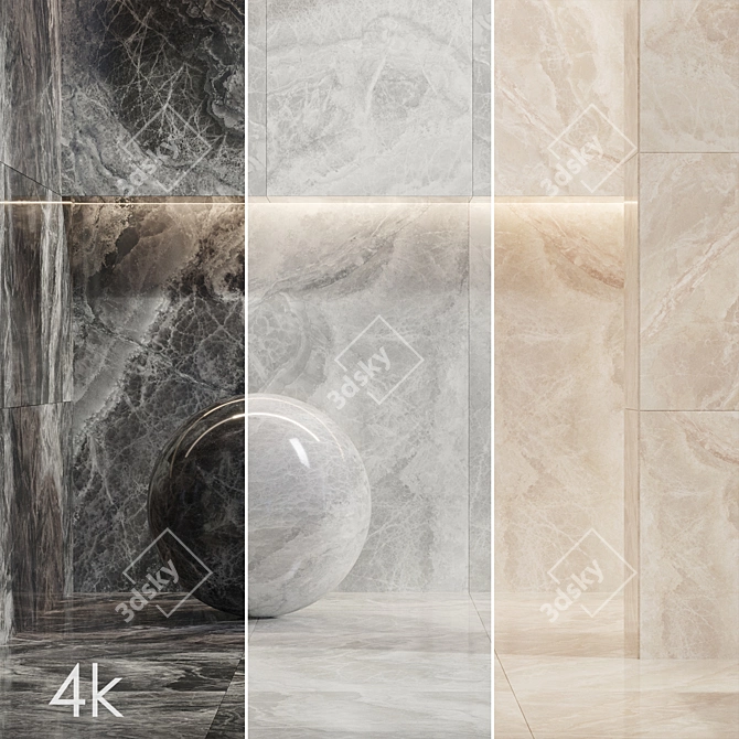 Cifre Ceramica 4k Marble Bundle 3D model image 2