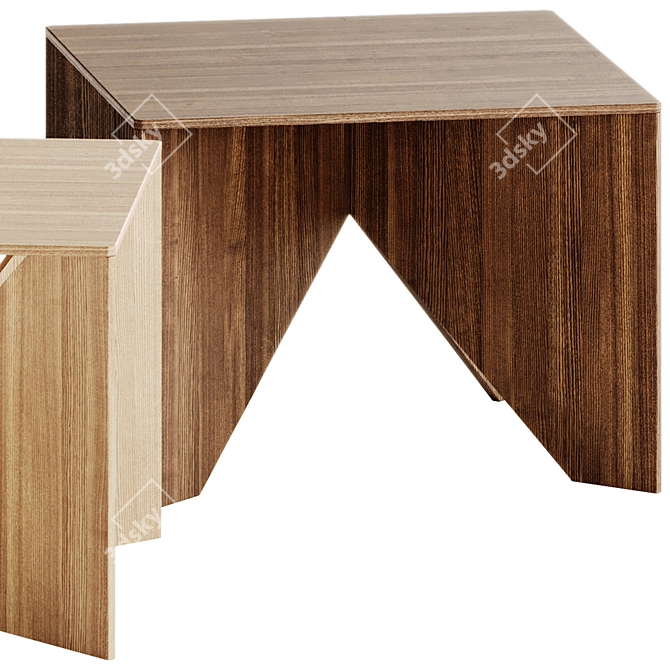 e15 CALVERT Coffee Table 55x55cm 3D model image 2