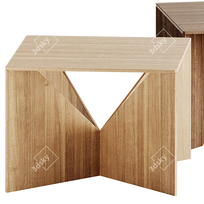 e15 CALVERT Coffee Table 55x55cm 3D model image 4