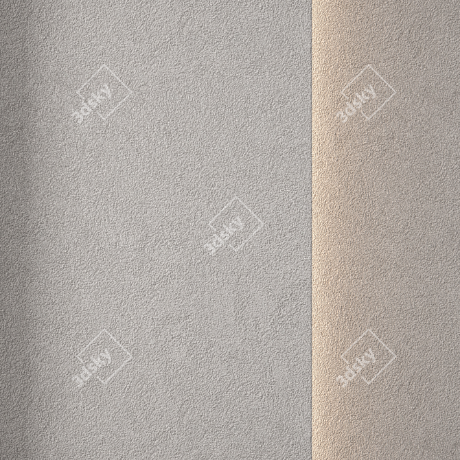 PBR Concrete Decor Materials 3D model image 1