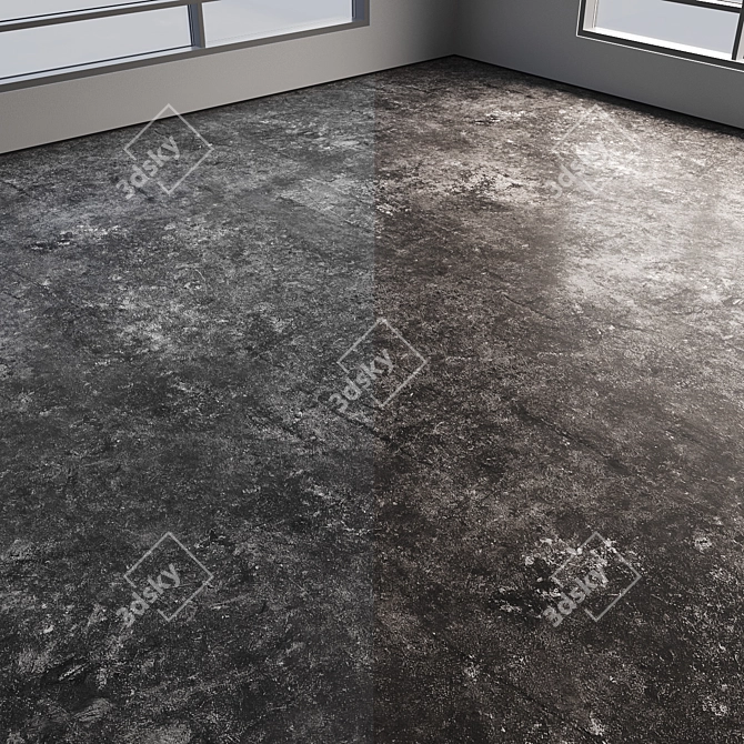 Polished Seamless Concrete Floor 3D model image 5