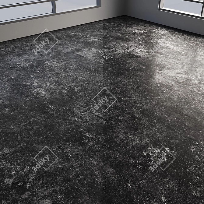 Polished Seamless Concrete Floor 3D model image 6