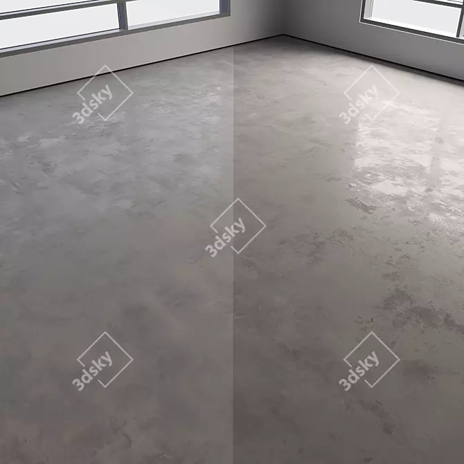 Customizable Polished Concrete Flooring 3D model image 5