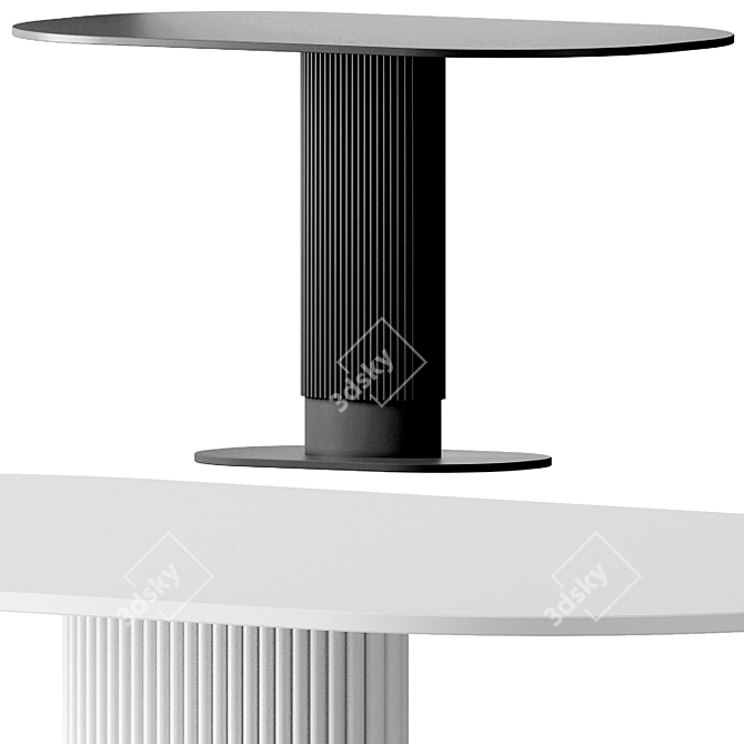 Translation: "стол моднодизайн" means "table modnodesign" in English.

Stylish Modern Table Design 3D model image 1