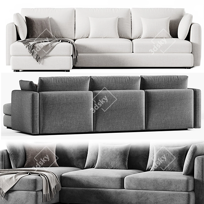 GLEE Modular Sofa By Lema 3D model image 4