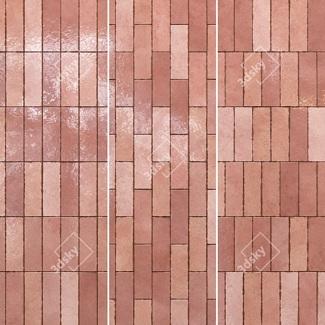 Amazonia Ceramic Tiles Set 002 3D model image 2