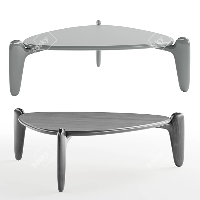 PULP Triangular Cocktail Table Luxury Quality 3D model image 5