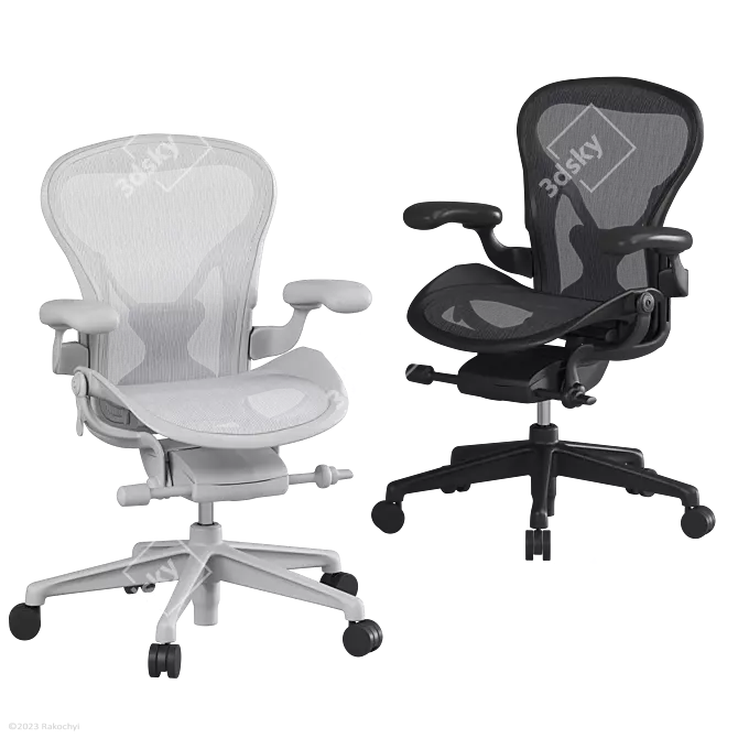 Aeron Chair Variety Pack 3D model image 1