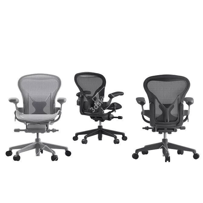 Aeron Chair Variety Pack 3D model image 2