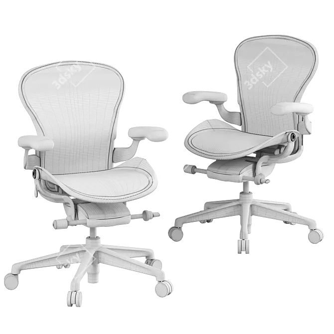 Aeron Chair Variety Pack 3D model image 7