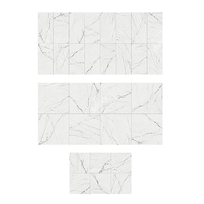 MARMOLES VOLTERRA BLANCO Ceramic Tiles 3D model image 2