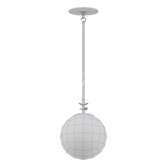 Illumina Globe Pendant Light 3D model image 2