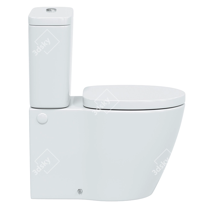 Compact Toilet Ideal Standard Connect 3D model image 2