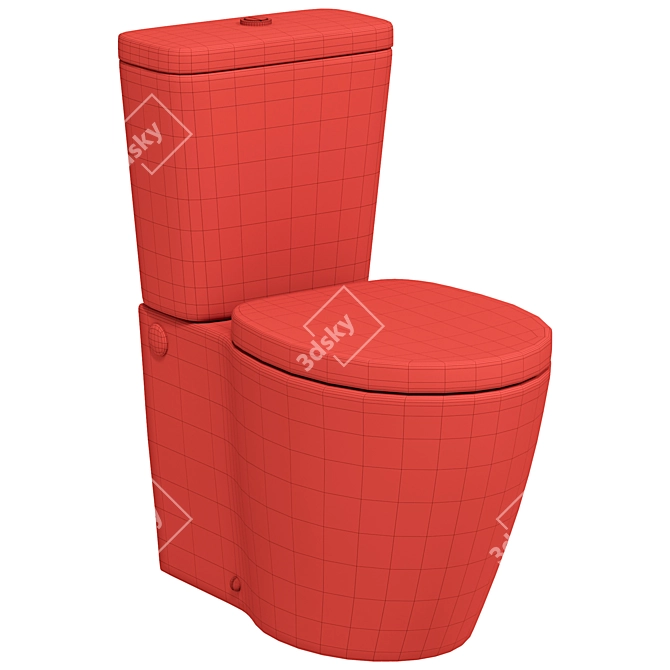 Compact Toilet Ideal Standard Connect 3D model image 3