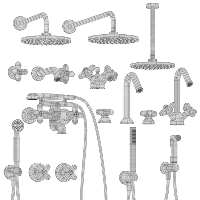 FANTINI Balocchi Bathroom Fixtures 3D model image 7